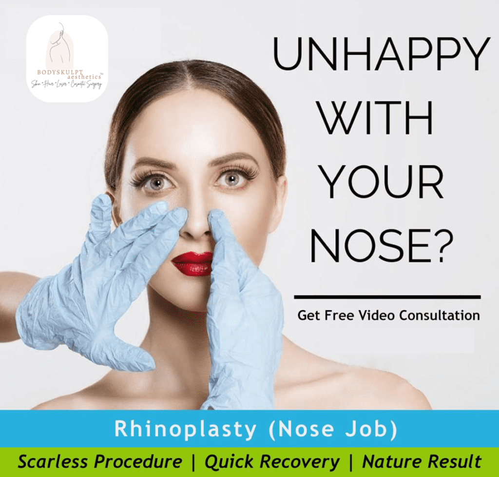 Rhinoplasty surgery procedure to reshape the nose in Navi Mumbai with detailed Cost of Rhinoplasty in Navi Mumbai ranges Rs. 30,000 to Rs. 1,70,000.