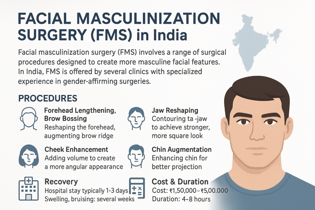 Facial Masculinization Surgery in India - Transform your appearance with expert care.